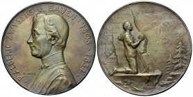Schweiz, AR Medaille 1899 auf P. Alberic Zwyssig 

 Schweiz, Eidgenossenschaft. AR Medaille 1899 (46 mm, 40.22 g), auf P. Alberic Zwyssig. Von Hans ...