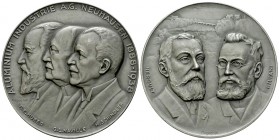 Schweiz, AL Medaille 1938, Neuhausen 

 Schweiz, Eidgenossenschaft. Grosse AL Medaille 1938 (70 mm, 69.11 g), von Huguenin, auf das 50-jährige Beste...