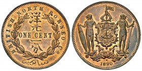 British North Borneo CU 1 Cent 1890

British North Borneo, Protectorate . CU 1 Cent 1980 (29 mm, 9.32 g).
KM 2.

Uncirculated.