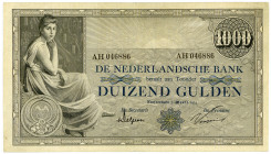 NIEDERLANDE, De Nederlandsche Bank, 1000 Gulden 3.3.1921.
III
Pick 42