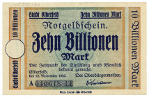 RHEINPROVINZ, Elberfeld, Stadt. 10 Billionen Mark 12.11.1923.
I-
Ke.1294gg