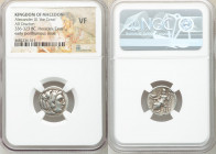 MACEDONIAN KINGDOM. Alexander III the Great (336-323 BC). AR drachm (17mm, 1h). NGC VF. Early posthumous issue of Sardes, under Menander, ca. 323-319 ...
