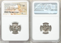 MACEDONIAN KINGDOM. Alexander III the Great (336-323 BC). AR drachm (16mm, 11h). NGC VF. Posthumous issue of Abydus, ca. 310-301 BC. Head of Heracles ...