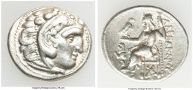 MACEDONIAN KINGDOM. Alexander III the Great (336-323 BC). AR drachm (19mm, 4.44 gm, 12h). XF. Posthumous issue of 'Colophon', ca. 301-297 BC. Head of ...