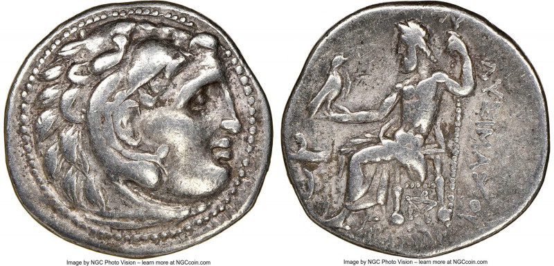 THRACIAN KINGDOM. Lysimachus (305-281 BC). AR drachm (18mm, 12h). NGC VF. Posthu...