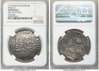 Philip II Cob 8 Reales ND (1574-1586) P-B XF Details (Sea Salvaged) NGC, Potosi mint, KM-MB5.1. 24.51gm.

HID09801242017

© 2020 Heritage Auctions...