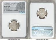 3-Piece Lot of Certified Assorted Deniers NGC, 1) Priory of Souvigny Denier ND (1150-1200) - Authentic (Fine). 0.94gm 2) Abbey of Saint-Martial Denier...