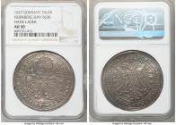 Nürnberg. Free City Taler 1627-(b) AU50 NGC, KM52, Dav-5636. Hans Lauer mint official. 

HID09801242017

© 2020 Heritage Auctions | All Rights Res...