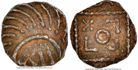 Early Anglo-Saxon Period. Continental Sceat ND (695-740) XF Details (Environmental Damage) NGC, S-790A. Russet toning. 

HID09801242017

© 2020 He...