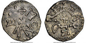 Kings of Northumbria. Eanred Sceat ND (810-830) AU53 NGC, Monne as moneyer, S-862. 1.16gm. Cross MONNE / Cross EANRED REX. 

HID09801242017

© 202...