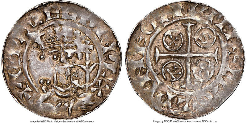 William I, the Conqueror (1066-1087) Penny ND (c. 1083-1086) AU58 NGC, Wallingfo...