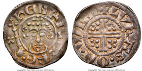 John (1199-1216) Penny ND (1204/5-c.1209) AU58 NGC, Winchester mint, Lucas as moneyer, Short cross type, Class 5b, S-1351. 1.41gm. Ex. Davidson Collec...