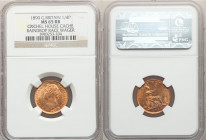 Victoria 4-Piece Lot of Certified Farthings 1890 MS65 Red and Brown NGC, KM753, S-3958. Sold as is, no returns. Ex. Chrichel House Cache Raindrop Race...