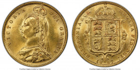 Victoria gold 1/2 Sovereign 1887 MS64 PCGS, KM766, S-3869. Normal JEB signature. AGW 0.1177 oz.

HID09801242017

© 2020 Heritage Auctions | All Ri...