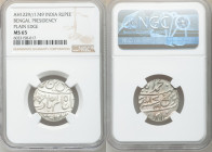 British India. Bengal Presidency 2-Piece Lot of Certified Rupees AH 1229 Year 17/49 (1815) MS65 NGC, Benares mint, KM41. Plain edge. Sold as is, no re...