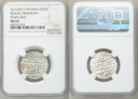 British India. Bengal Presidency 5-Piece Lot of Certified Rupees AH 1229 Year 17/49 (1815) MS64 NGC, Benares mint, KM41. Plain Edge. Sold as is, no re...