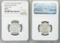 British India. Bengal Presidency 5-Piece Lot of Certified Rupees AH 1229 Year 17/49 (1815) MS63 NGC, Benares mint, KM41. Plain Edge. Sold as is, no re...