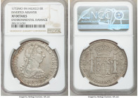 Charles III 4-Piece Lot of Certified Assorted "Inverted" 8 Reales NGC, 1) 8 Reales 1772 Mo-FM - XF Details (Environmental Damage), Inverted Assayer 2)...