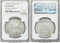 Charles III 8 Reales 1778 Mo-FF UNC Details (Obverse Spot Removed) NGC, Mexico City mint, KM106.2. Flashy eye appeal, well struck with residual luster...