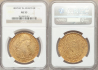 Charles IV gold 8 Escudos 1807 Mo-TH AU53 NGC, Mexico City mint, KM159. Red toning in peripheries. AGW 0.7615 oz. 

HID09801242017

© 2020 Heritag...
