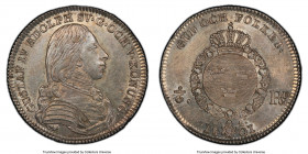 Gustaf IV Adolf 1/6 Riksdaler 1801-OL AU58 PCGS, KM560. Amber & blue-gray tone with subdued luster. 

HID09801242017

© 2020 Heritage Auctions | A...