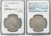Carl XIV Johan Riksdaler 1841-AG AU50 NGC, KM632. Rose and gold tinted gray toning. 

HID09801242017

© 2020 Heritage Auctions | All Rights Reserv...