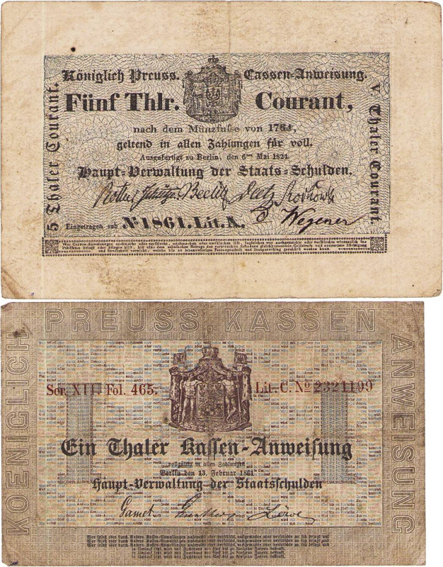Altdeutsche Staaten und Länderbanken bis 1871 Preußen
Hauptverwaltung der Staat...