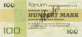 Deutsche Demokratische Republik
Forum-Außenhandelsgesellschaft 0,50, 1, 5, 10, 50, 100 Mark 1979. Mit schwarzem Überdruck "Muster", ohne Serie und KN...