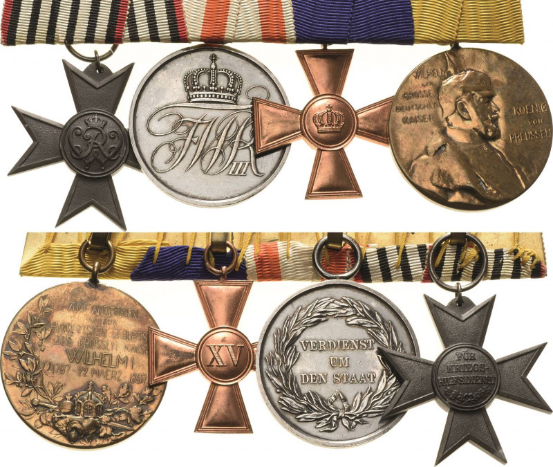 Ordensspangen
Spange mit 4 Auszeichnungen Preußen - Verdienstkreuz für Kriegshi...