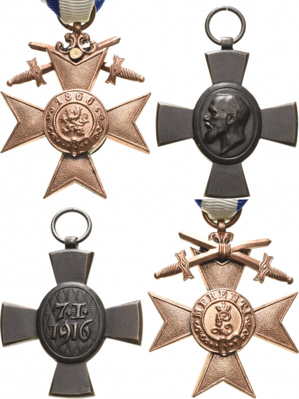 Orden deutscher Länder Bayern
Militärverdienstkreuz des MVO, 3. Klasse mit Schw...