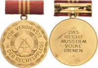 Orden der Deutschen Demokratischen Republik Staatliche Auszeichnungen
Medaille für Verdienste in der Rechtspflege Verliehen 1965-1972. Buntmetall ver...