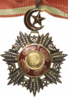 Ausländische Orden und Ehrenzeichen Osmanisches Reich/Türkei
Medjidje-Orden, 4. Klasse Gestiftet 1852. Silber, vergoldet und emailliert. 58.5 mm. Mit...