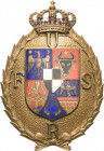 Ausländische Orden und Ehrenzeichen Rumänien
Abzeichen Union of Sports Federations in Romania Bronze, Wappenschild emailliert. 75,4 x 51 mm. Rv. Punz...