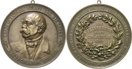 Personenmedaillen
Bismarck, Fürst Otto von 1815-1898 Bronzierte Eisengussmedaille 1894 (H. Dürrich/W. Mayer) Auf die Versöhnung Bismarcks mit Kaiser ...