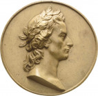 Personenmedaillen
Schiller, Friedrich von 1759-1805 Einseitige Gipsmedaille o.J. (nach Kügelgen) Kopf mit Lorbeerkranz nach rechts. 95,9 mm, 58,65 g....