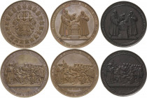 Reformation-Ereignisse und Jubiläen
 Bronzemedaille 1830 (C. Pfeuffer/G. Loos) 300 Jahre Augsburger Konfession. Übergabe der Konfession an Kaiser Kar...