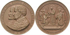 Reformation-Ereignisse und Jubiläen
 Bronzemedaille 1839 (C. Pfeuffer) 300 Jahre Reformation in Berlin. Brustbilder von Joachim II. und Friedrich Wil...