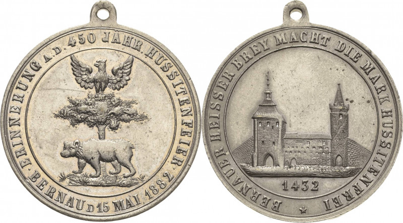 Reformation-Ereignisse und Jubiläen
 Verzinnte Bronzemedaille 1882. 450 Jahre V...
