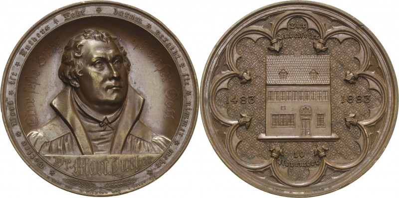 Reformation-Ereignisse und Jubiläen
 Bronzemedaille 1883 (W. Uhlmann/O. Schultz...