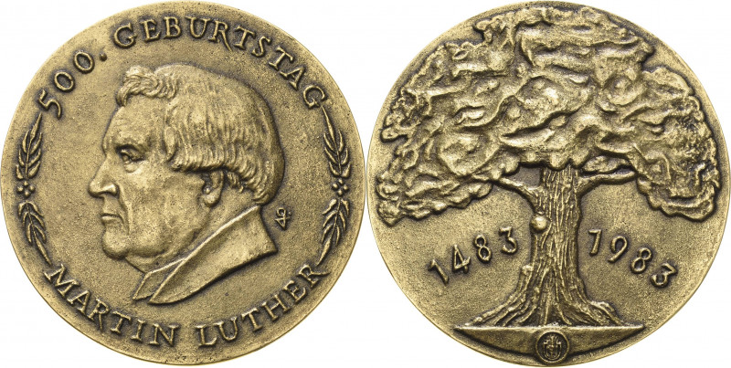Reformation-Ereignisse und Jubiläen
 Bronzegussmedaille 1983 (W. Günzel) 500. G...