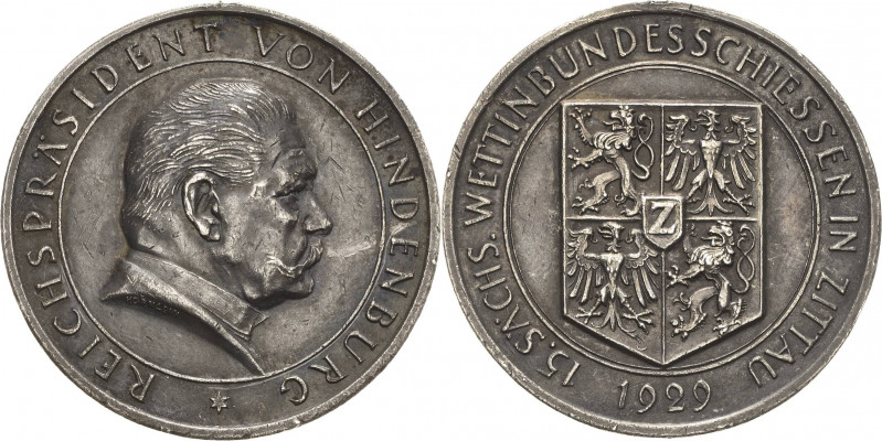 Schützenmedaillen
Zittau Silbermedaille 1929 (F.W. Hörnlein) 15. Wettinbundessc...