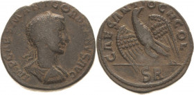 Kaiserzeit
Gordianus III. 238-244 Bronze, Antiochia/Pisidia Brustbild mit Lorbeerkranz nach rechts, IMP CAES M ANT GORDIANVS AVG / Adler, CAES ANTIOC...