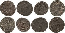 Kaiserzeit
Diocletian 284-305 Antoninian 288, Ticinum Brustbild mit Strahlenkrone nach rechts, IMP C C VAL DIOCLETIANVS AVG / Jupiter steht mit Blitz...