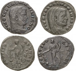 Kaiserzeit
Licinius I. 308-324 für Galerius Follis 311, Siscia Konsekrationsprägung. Verschleierter Kopf nach rechts, DIVO GAL VAL MAXIMIANO / Fortun...
