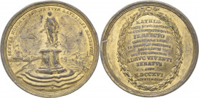 Griechenland-Korfu
 Bronzierte Zinnmedaille 1716 (Vestner) Matthias Johann von der Schulenburg, den Verteidiger Korfus gegen die Türken. Denkmal Schu...