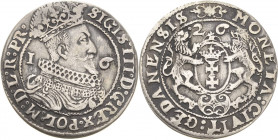 Polen-Danzig
Sigismund III. Wasa 1587-1632 Ort (1/4 Taler) 1626. Kopicki 7507 (R) D.-S. 169 a Gumowski 1393 Sehr schön+