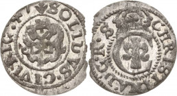 Riga-Unter schwedischer Herrschaft
Christina 1632-1654 Schilling 1647. AAJ 66 Prachtvolles Exemplar. Stempelglanz