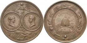 Russland
Alexander II. 1855-1881 Bronzemedaille 1860 (M. Kuchkin/A. Semenov) Ausstellung der liberalen zaristischen Wirtschaftsgesellschaft. Medaillo...