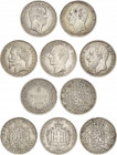 Allgemeine Lots
Lot-5 Stück Belgien- 5 Francs 1849, 1870. Frankreich- 5 Francs 1830 A, 1868 BB. Griechenland- 5 Drachmen 1875 A Sehr schön