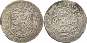 Hessen
Ludwig I., der Friedfertige 1413-1458 Kronengroschen o.J., Stachelrose-Kassel Schütz 268/41 Hoffmeister vgl. 56 var 3.04 g. Sehr schön-vorzügl...